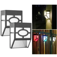 Lampu hias dinding LED solar wall lamps outdoor waterproof