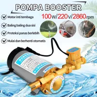 Pompa Pendorong Tekanan Air Booster Pump 100 Watt Mesin Pompa Otomatis