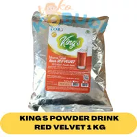 Kings Powder Drink 1 kg Red Velvet Minuman Bubuk Instant Verlin Lenora