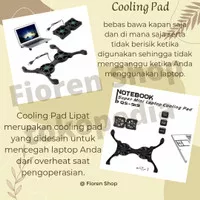 Cooling Pad Fan Mini Lipat Kepiting Tatakan Netbook Laptop