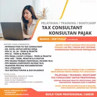 Materi Pelatihan / Training / Bootcamp Tax Consultant Profesional