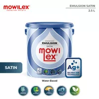 Mowilex Emulsion Satin Cat Tembok Interior Anti Bakteri - 2.5 L
