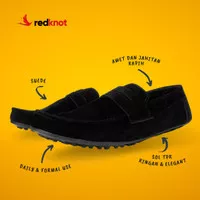 Redknot Stoboard Hitam Sepatu Loafers Pria Murah
