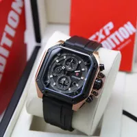 JAM TANGAN PRIA EXPEDITION E6812 ROSEGOLD BLACK RUBBER. ORIGINAL