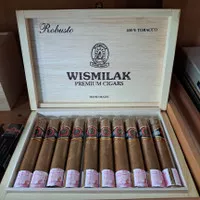 cigar - cerutu - Wismilak premium robusto ( woodenbox 10 btg)