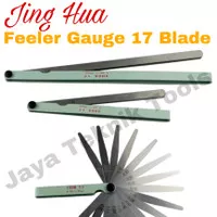 Feeler Gauge 0.02 - 1 mm 10 20 30 cm Fuller Alat Setel Klep Jing Hua