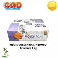 Kismis Jumbo Golden Risin Long Premium 5KG - Kismis Raisin Manis Asam