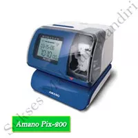 Amano Pix-200 Electronic Time Stamp Amano Time Clock