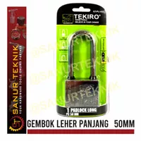 TEKIRO Padlock LONG / Gembok Leher Panjang Pagar Pintu 50mm 50 mm
