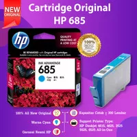 Cartridge Tinta Compatible HP 685 Cyan CZ122AA Printer 3525 5525 6525