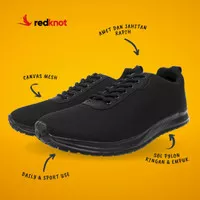 Redknot Expansion Hitam Sol Hitam Sepatu Sneakers Pria
