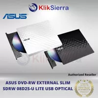 ASUS DVD-RW External Slim SDRW 08D2S-U Lite USB Optical DVDRW White