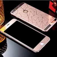 SALE!!! Tempered glass iPhone 4 5 6 6+ 3D diamond depan belakang