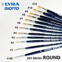 KUAS LYRA GIOTTO BRUSH ROUND 00,1,2,3,4,5,6,7,8,9,10,12