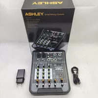 Mixer Audio Mini 4 channel Ashley SM 402 USB bluetooth soundcard