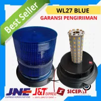 Lampu Rotary WL27 blue beacon strobo LED lampu mobil