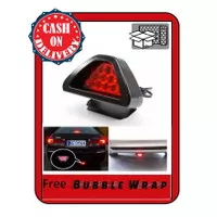 Lampu Stop Rem Belakang Segitiga motor mobil Model F1 Brake Lamp