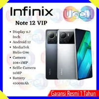Infinix Note 12 VIP 8/256GB Garansi Resmi Bukan Note 10 Note 11