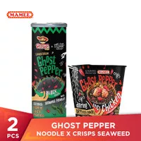 Ghost Pepper Noodle x Ghost Pepper Crisps Seaweed
