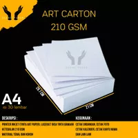 Art Carton 210 gsm A4 isi 30 lembar / Art Carton A4 210 gr