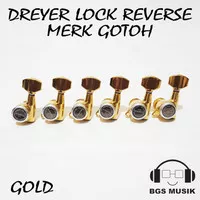 Dryer Gotoh Locking Reverse Gold - Dryer Gitar Elektrik Gold