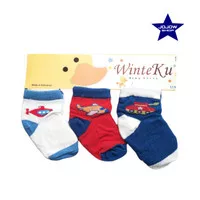 Baby Socks | Avland | WinteKu Kaos kaki bayi Boy & Girl isi 3 pasang