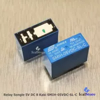 Relay Songle 5V 16A 8 Kaki Pin SMIH-05VDC-SL-C 5 Volt DC 16 Ampere