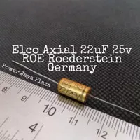 Elco Axial 22uF 25v ROE Roederstein Germany