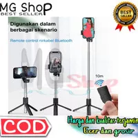 Tongkat Selfie Tongsis Bluetooth Tripod Tripot Hp Berdiri Selfie