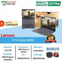 Lenovo V14-ADA-45ID RYZEN 3 3250U AMD Radeon 4GB 256GB SSD Win10+OHS