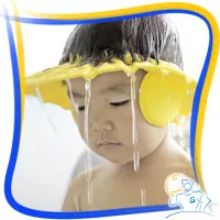 Topi Mandi Keramas Bayi & Anak Penutup Pelindung Mata Baby Shower Cap