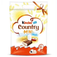 KINDER Country Mini Chocolate Milk and Cereals Isi 70 Pcs