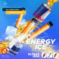 ELFBAR 1500 Energy Ice Disposable Pod / Vape / Vape Sekali Pakai