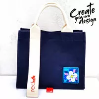 LEGO Tas Navy Blue Daisy Bag with Stitch-on Patch