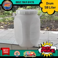Tong Air / Drum Plastik / Derigen / Gentong 50 Liter