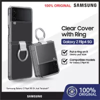 SAMSUNG Clear Cover With Ring Z Flip4 Case Galaxy Z Flip 4 Original