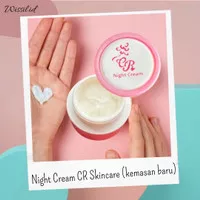 Cream malam CR ungu / Night Cream CR Skincare
