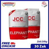 Compound Gypsum JCC 20 Kg / Kompon Compon Gipsum Elephant 20 Kg MURAH