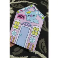 KOYA BT21 HOUSE Quiet Book Paper Doll Mainan Kertas Edukasi Anak VIRAL