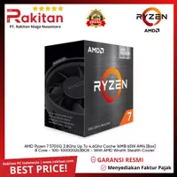 AMD Ryzen 7 5700G Box AM4 With AMD Wraith Stealth Cooler