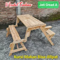 Kursi Lipat Kayu Jati / Kursi Cafe Magic Lipat Kayu Jati