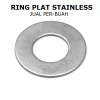 Washer Plat Stainless Steel m 6 Cincin Pengunci Mur Baut Angkur Flat