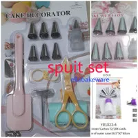 Spuit set isi 8 pcs / spuit wilton/ spuit icing nozzles import