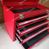 Tool Box Besi 4 Laci Lemari Perkakas 4 Kotak Toolbox Kabinet 4 Susun