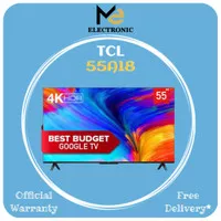 TV TCL Google TV 55 Inch 55A18 TCL Android TV TCL A18 55 Inch 4K UHD