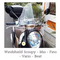 Tameng Angin - Winshield Scoopy - Mio Lama / Windshield Visor Scoopy -