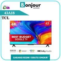TV TCL 43A18 Google TV TCL Andorid TV 43A18 Google TV 43 Inch TCL 4K