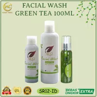 FACIAL WASH GREEN TEA NEW FORMULA 100ML SR12 / FACIAL WASH / SABUN