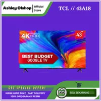 TV Android TCL 43 Inch TCL 43A18 4K Android TV Google TV TCL 43 Inci