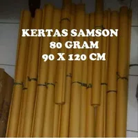 GROSIR KERTAS SAMSON COKLAT KERTAS SEMEN 80 GRAM 90 X 120 CM ISI 100LB
